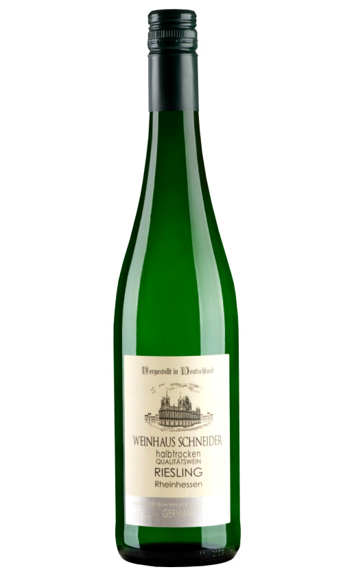Wine Weinhaus Schneider Riesling Halbtrocken