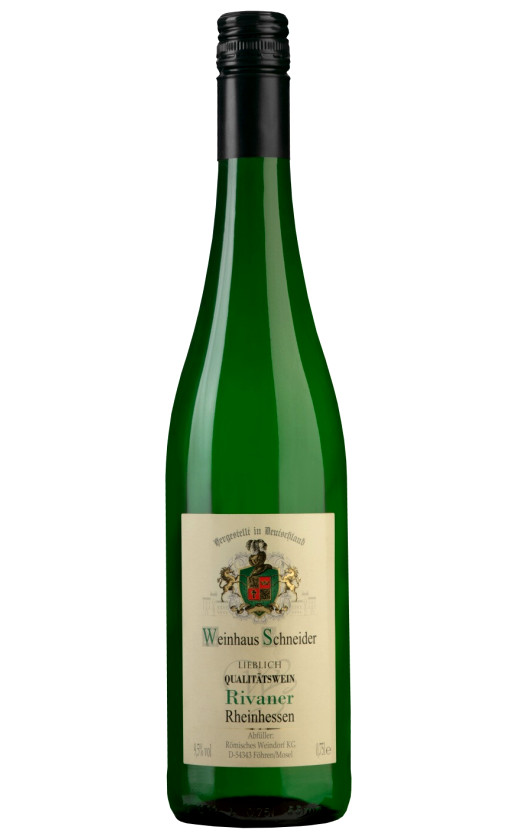 Wine Weinhaus Schneider Rivaner Lieblich