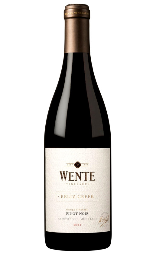Вино Wente Reliz Creek Pinot Noir 2011