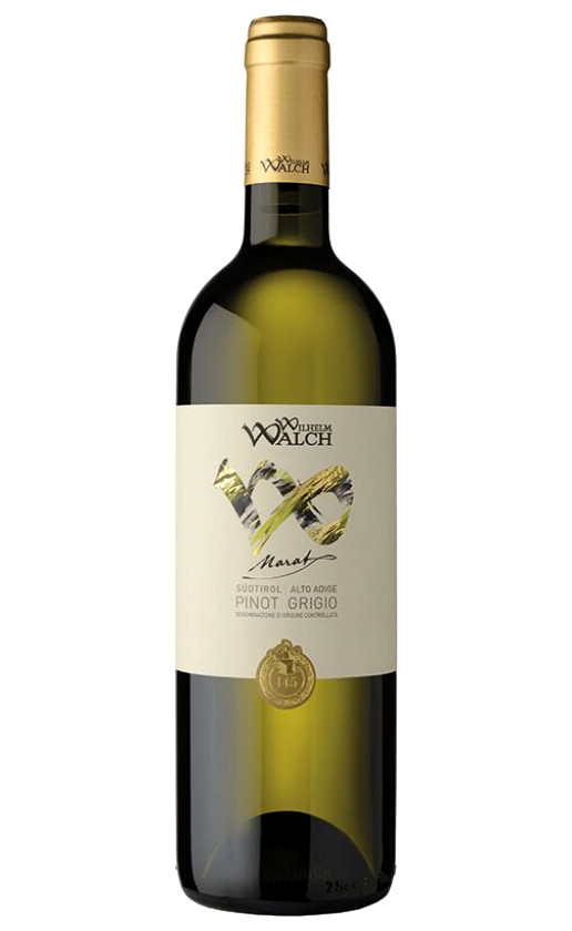 Wine Wilhelm Walch Marat Pinot Grigio Alto Adige 2018