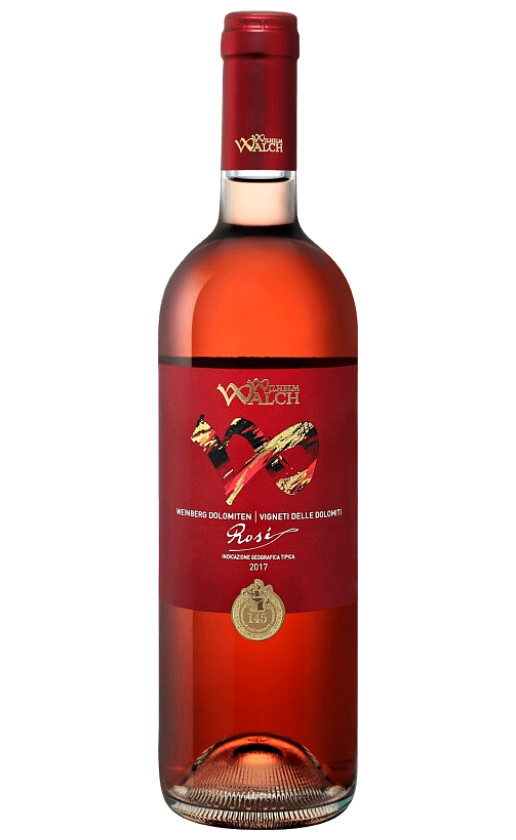 Wine Wilhelm Walch Rose Vigneti Delle Dolomiti 2017