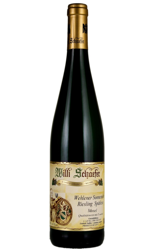 Wine Willi Schaefer Wehlener Sonnenuhr Riesling Spatlese 2019