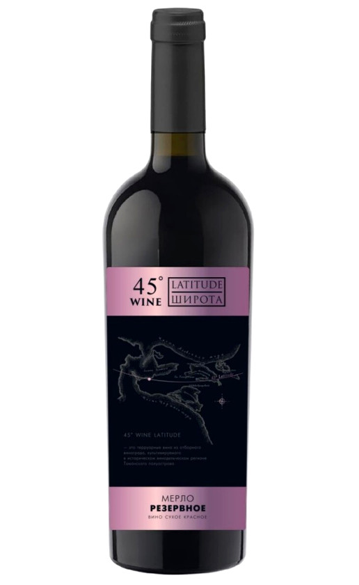 Wine Latitude 45 Merlot