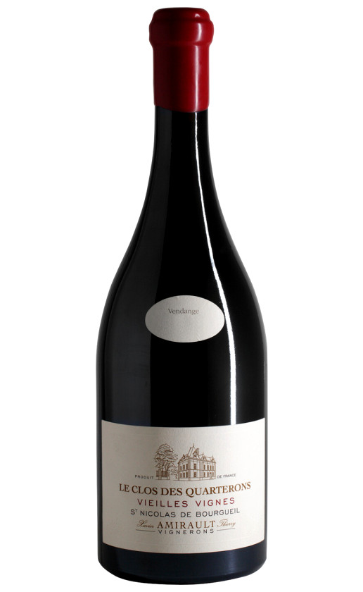 Wine Xavier Et Agnes Amirault Le Clos Des Quarterons Vieilles Vignes St Nicolas De Bourgueil 2015