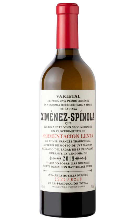 Вино Ximenez-Spinola Fermentacion Lenta Jerez 2019
