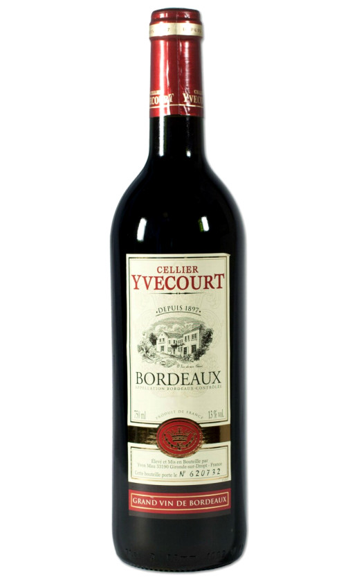 Wine Yvon Mau Yvecourt Bordeaux Red