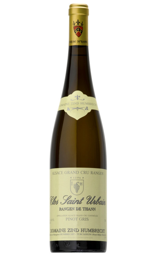 Вино Zind-Humbrecht Pinot Gris Rangen de Thann Clos Saint Urbain Alsace 2016