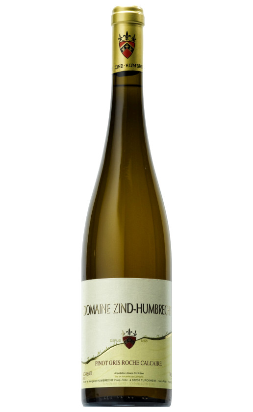 Вино Zind-Humbrecht Pinot Gris Roche Calcaire Alsace 2016