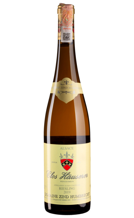 Вино Zind-Humbrecht Riesling Clos Hauserer Alsace 2019