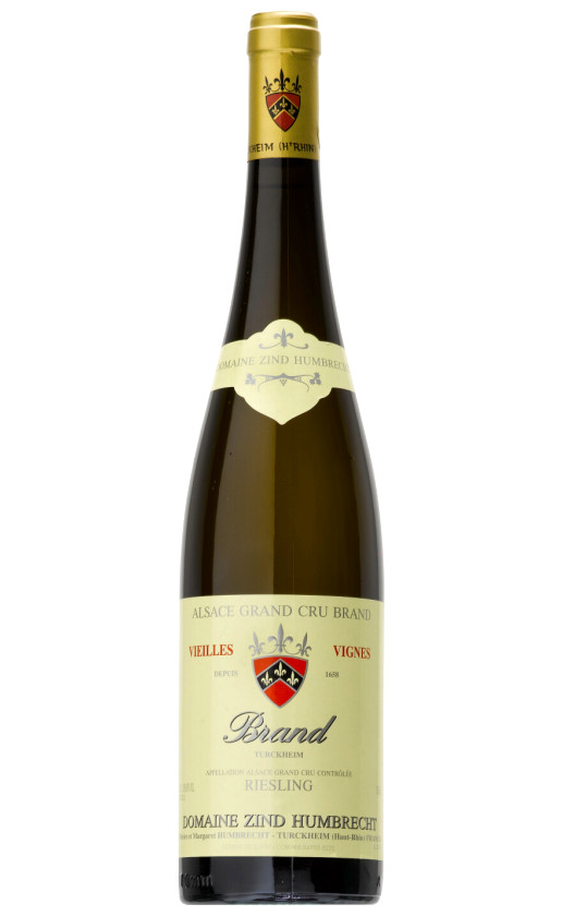 Wine Zind Humbrecht Riesling Grand Cru Brand Vieilles Vignes Alsace 2010