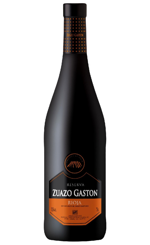 Wine Zuazo Gaston Reserva Rioja