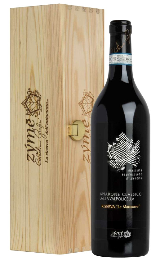 Вино Zyme Amarone Classico della Valpolicella Riserva La Mattonara 2006 wooden box